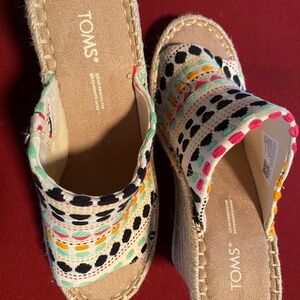 TOMS Women's Multicolor Espadrille Shoes
